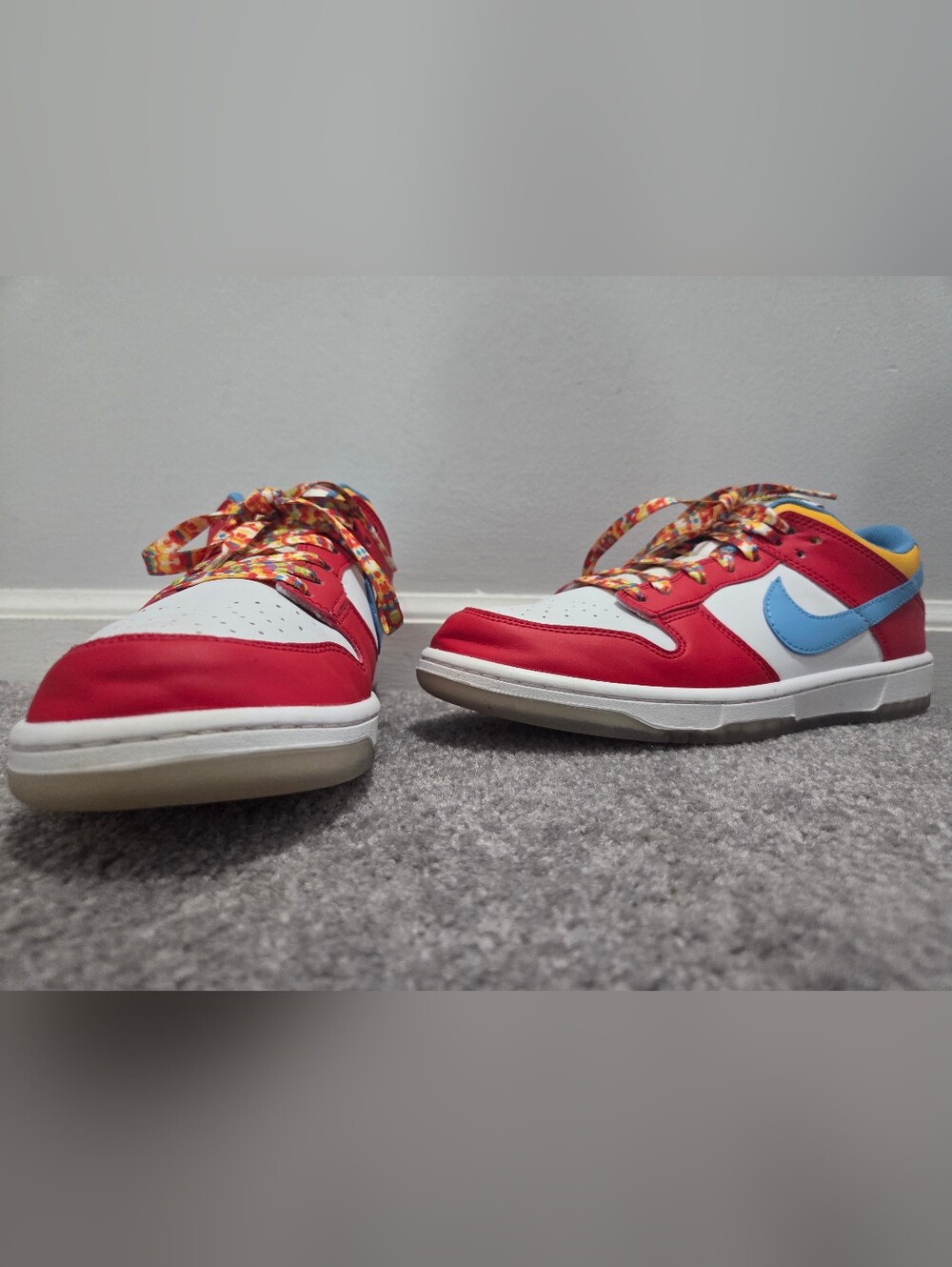 Nike Dunk Low QS LeBron James Fruity Pebbles 8.5